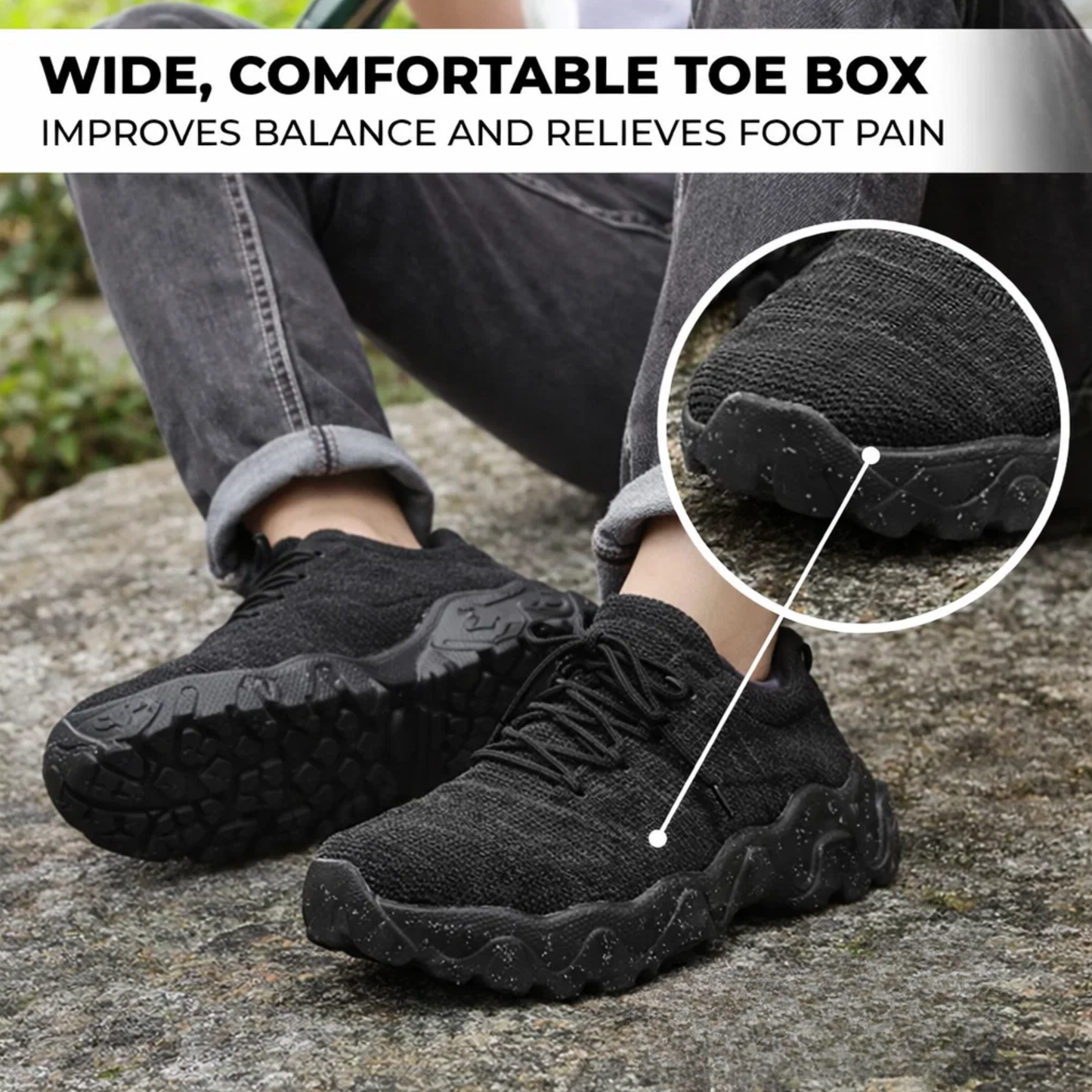 Hike Balance Solea – Breathable Outdoor Walking Shoes (Unisex)