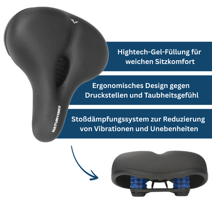 Soft Bike Saddle With Ergonomic Design