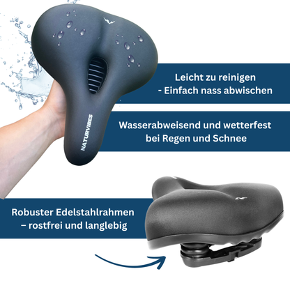 Soft Bike Saddle With Ergonomic Design