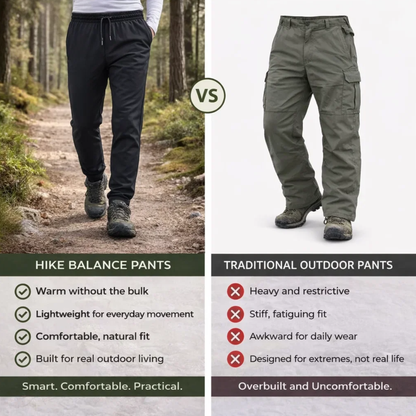 Hike Balance AlpineTherm Hiking Pants – Insulated Outdoor Trekking Pants (Unisex)