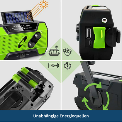 Multi Use Emergency Flashlight With 2000mAh Power Battery