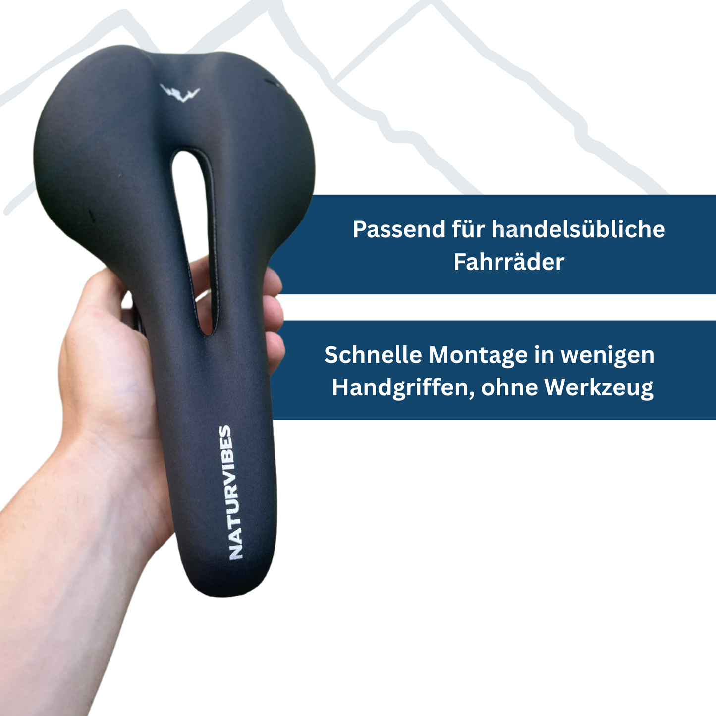Sleek Performance Bike Saddle