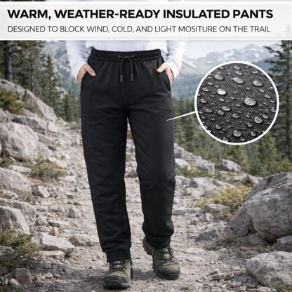 Hike Balance AlpineTherm Hiking Pants – Insulated Outdoor Trekking Pants (Unisex)