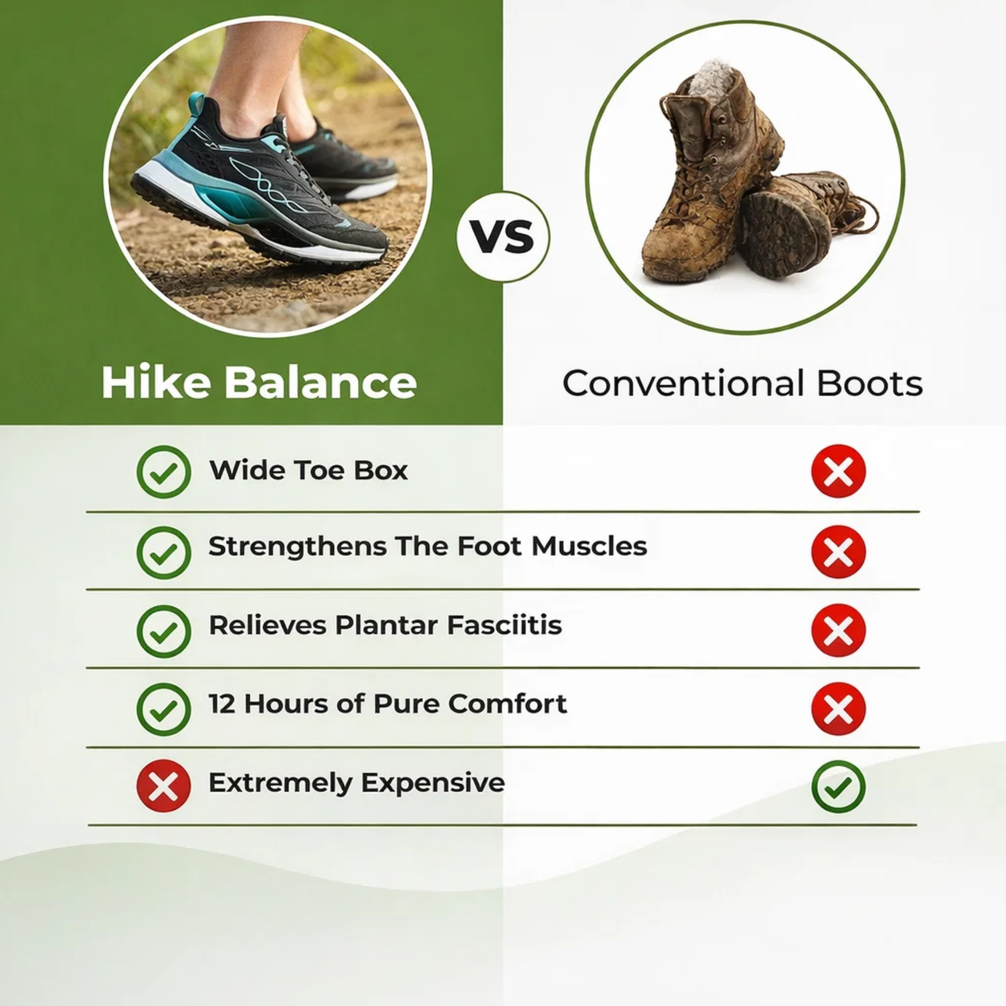 Hike Balance Aerion – Lightweight Breathable Walking Shoes (Unisex)