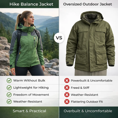 Hike Balance Alpine Windbreaker Jacket – Lightweight Outdoor Shell (Unisex)