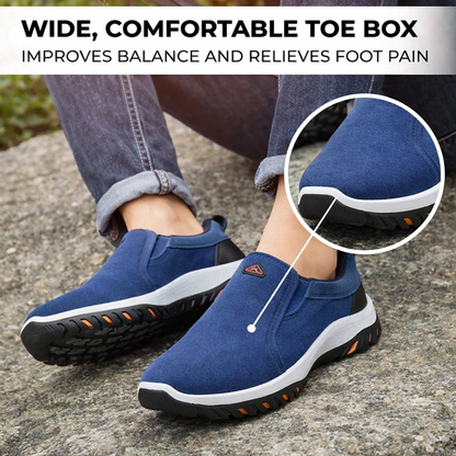 Hike Balance Glide – Durable Non-Slip Slip-On Hiking Shoes (Unisex)