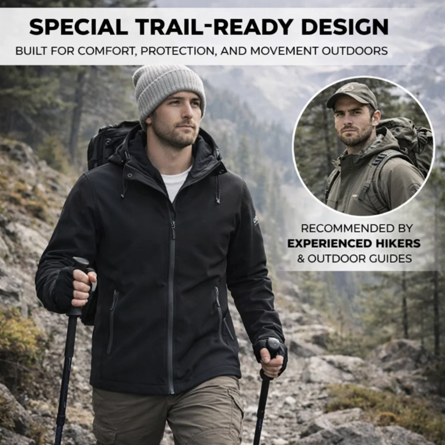 Hike Balance Aegis Windbreaker Jacket – Protective Outdoor Shell (Unisex)