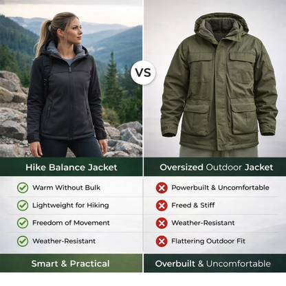 Hike Balance Aurora Windbreaker Jacket – Windproof Outdoor Hiking Jacket (Unisex)