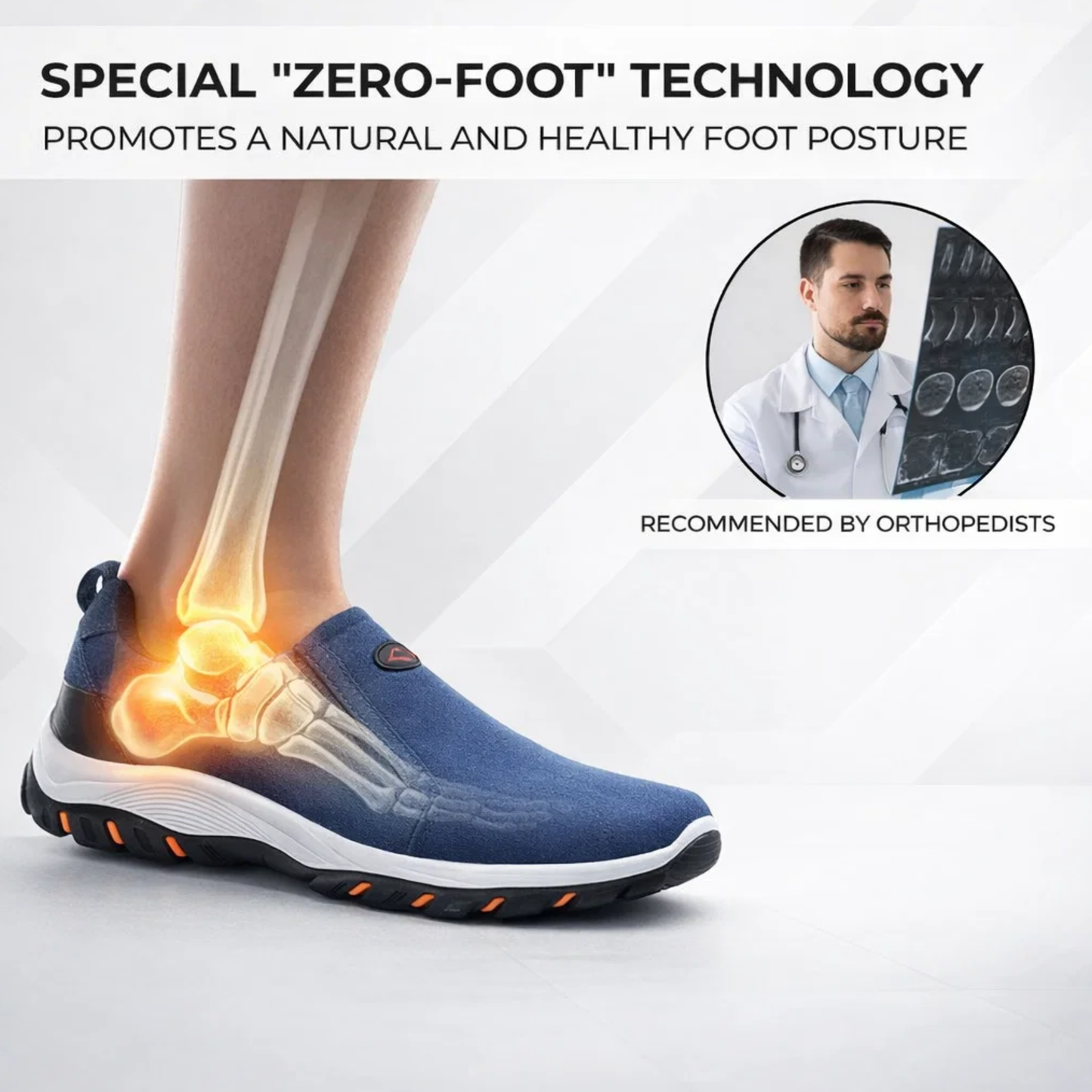 Hike Balance Glide – Durable Non-Slip Slip-On Hiking Shoes (Unisex)