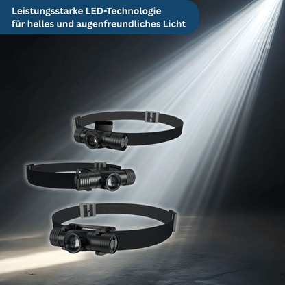 LED Headlamp with Zoom Focus
