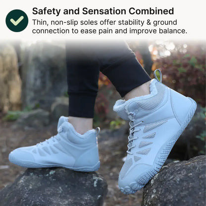 Waterproof Zero-Drop Winter Barefoot Shoes