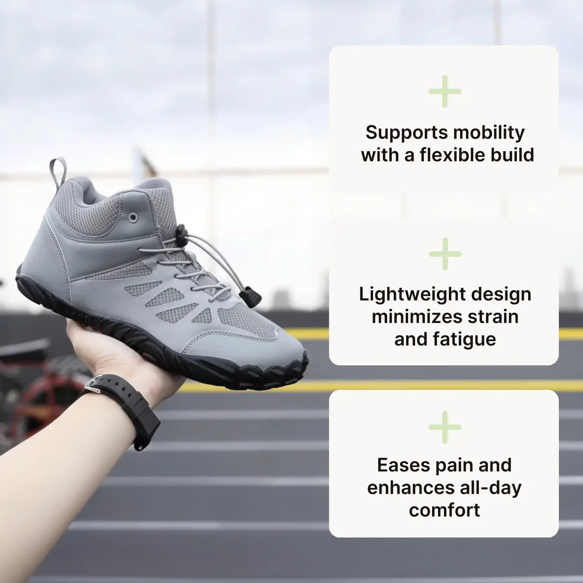 Waterproof Zero-Drop Winter Barefoot Shoes
