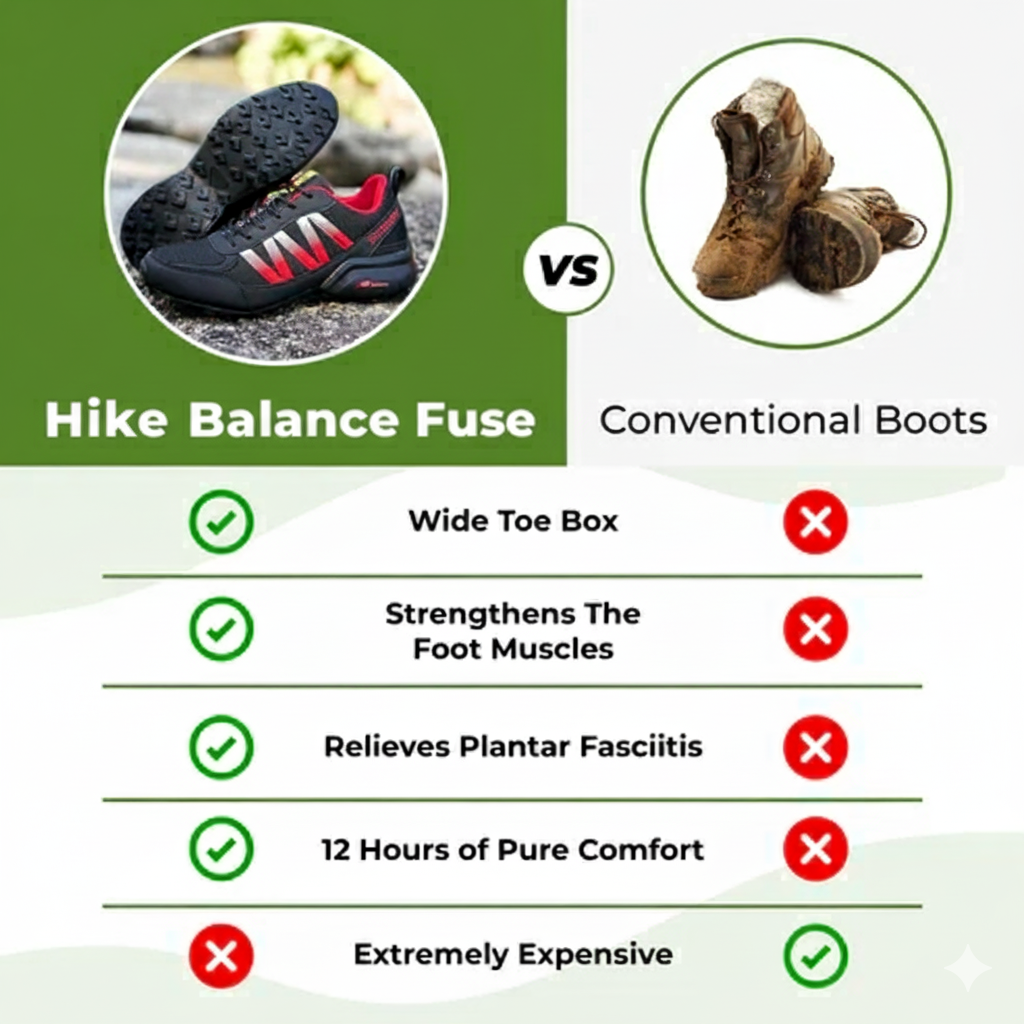 Hike Balance FUSE - Healthy All-Day Comfort Walking Shoes