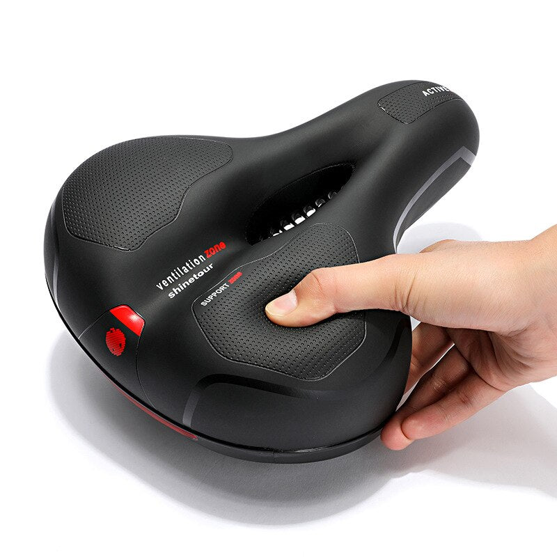 Padded & Adjustable Bike Saddle
