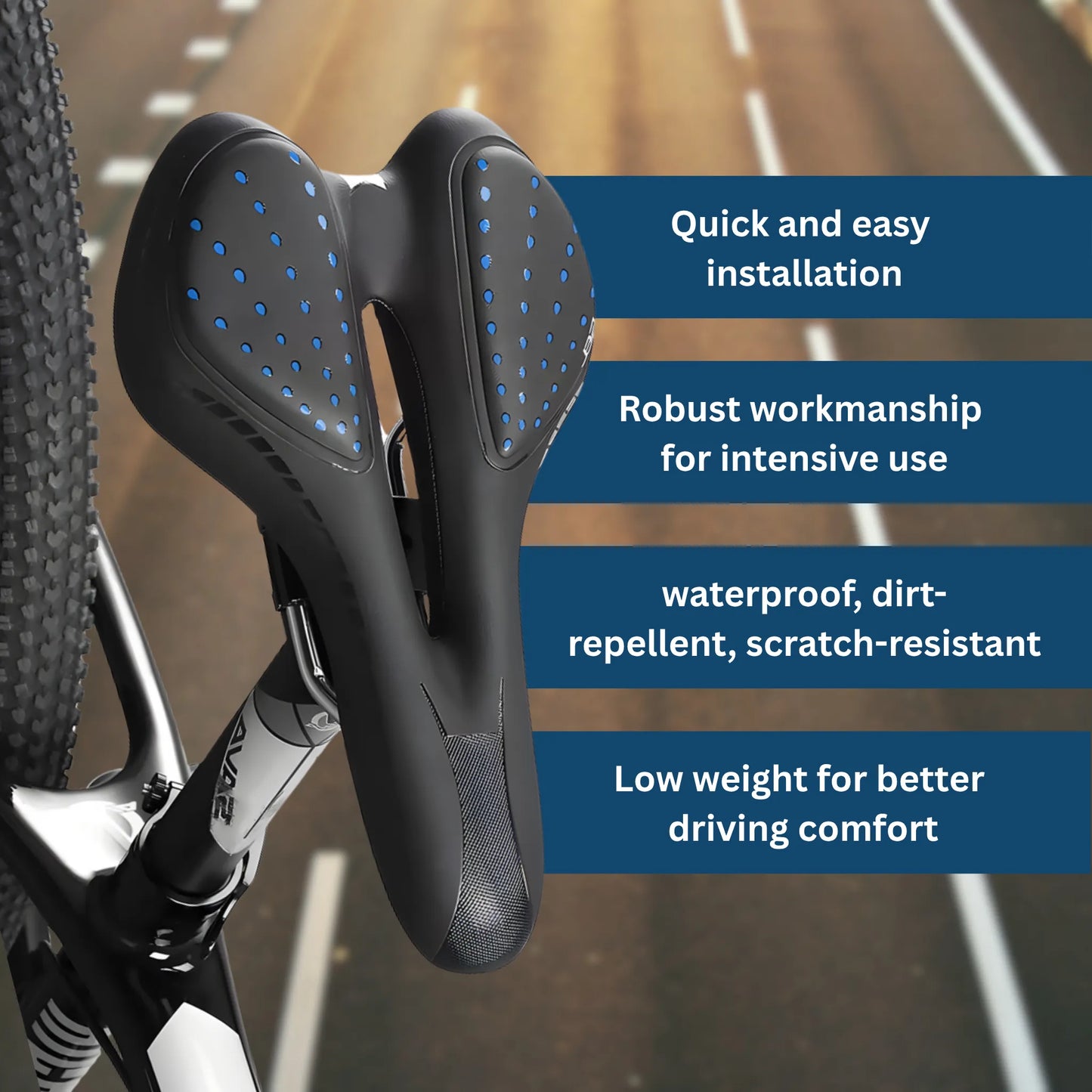 Adjustable Comfort Bike Saddle
