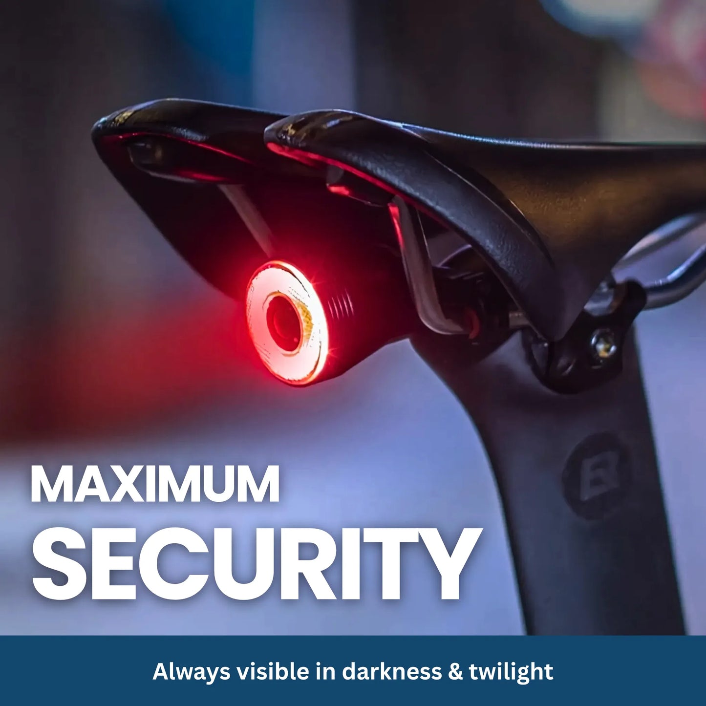 Auto Brake Detection & USB Rechargeable Rear Light