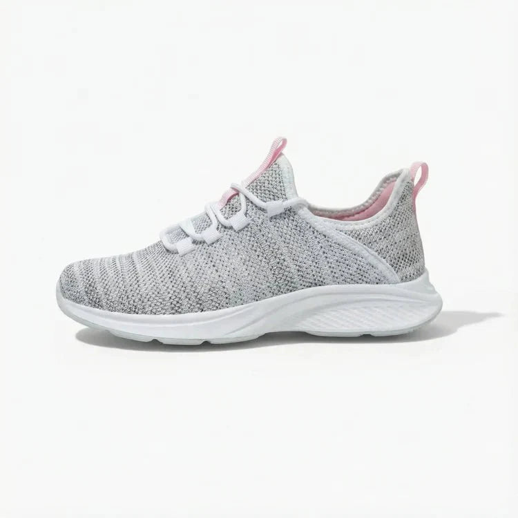 Wide Fit Ortho Comfort Sneakers with Impact-Absorbing Sole