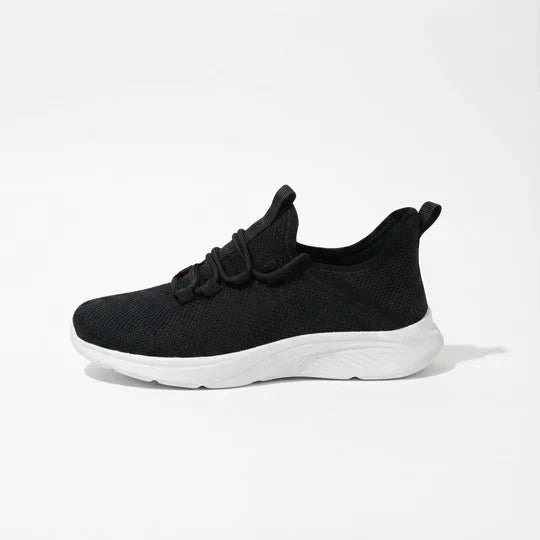Wide Fit Ortho Comfort Sneakers with Impact-Absorbing Sole