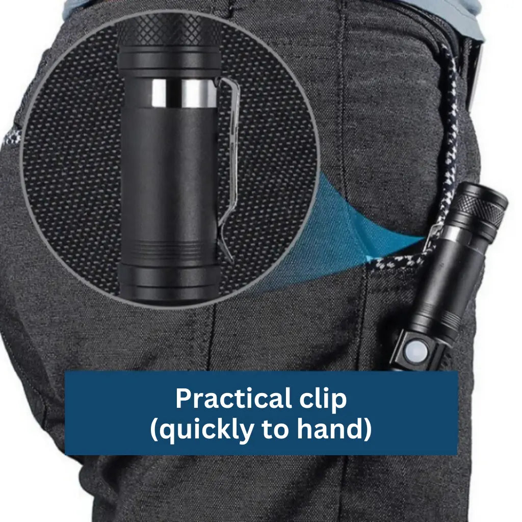 Small & Bright LED Pocket Flashlight