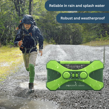 Multi‑Power Emergency Radio & Light