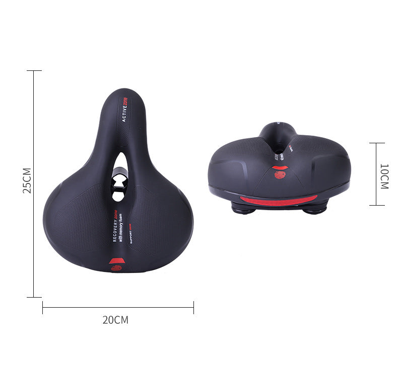 Padded & Adjustable Bike Saddle
